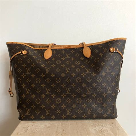 authentic lv neverfull gm